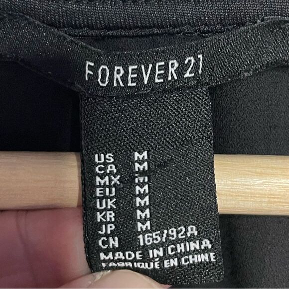 Forever 21 Sequined Black "84" Jersey Tank Top Medium - Picture 3 of 6